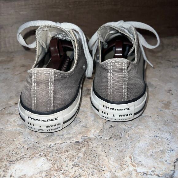 Converse Chuck Taylor All Star Sz 7W 5M Gray Canvas Low Top Shoes Sneaker Unisex - Picture 4 of 14